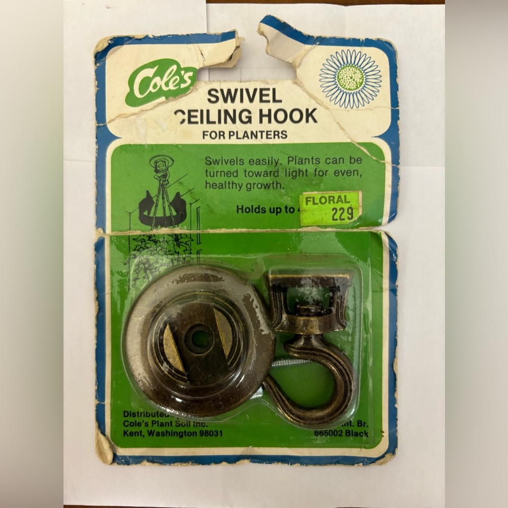 VINTAGE SWIVEL CEILING HOOK